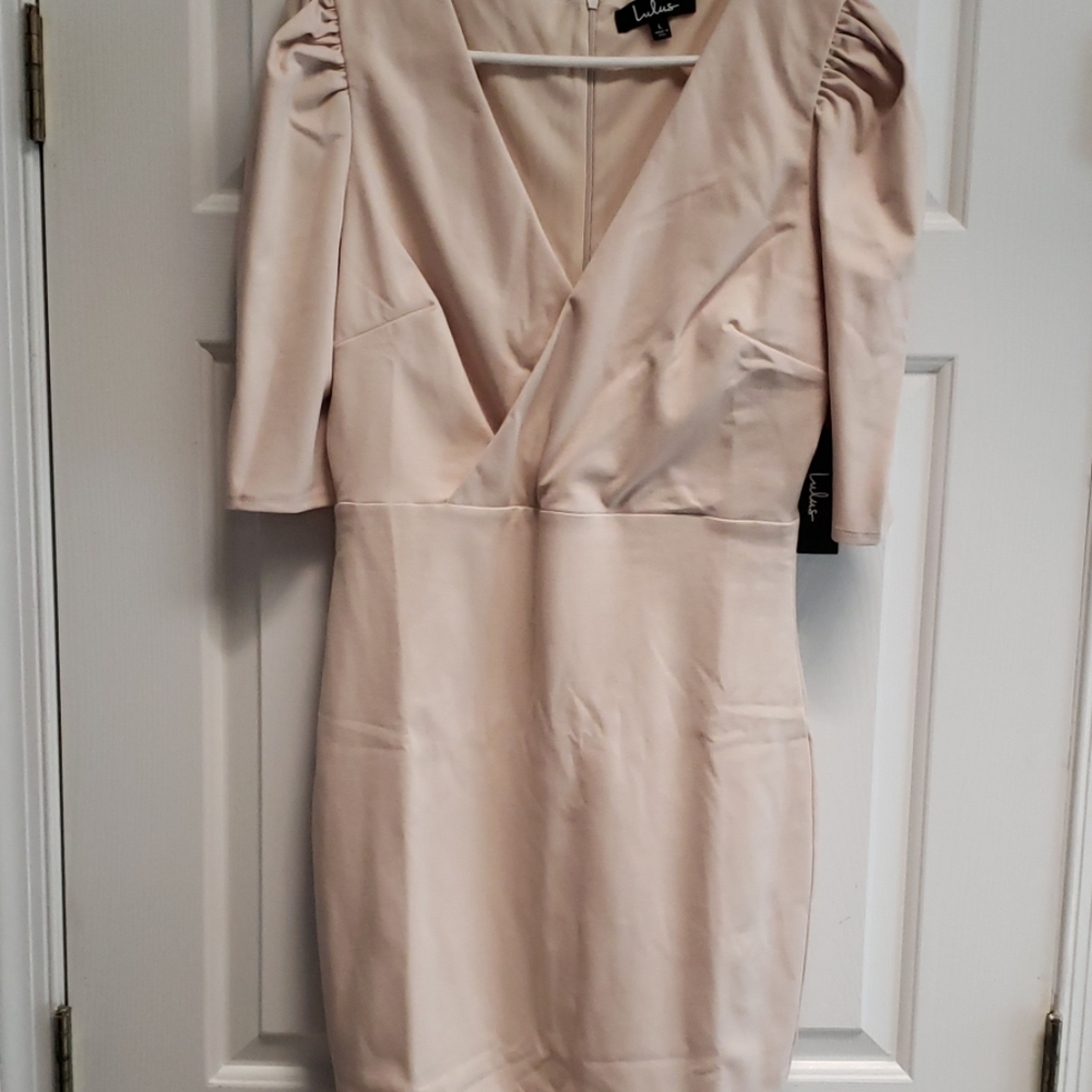 Beige Coctail Dress NWT